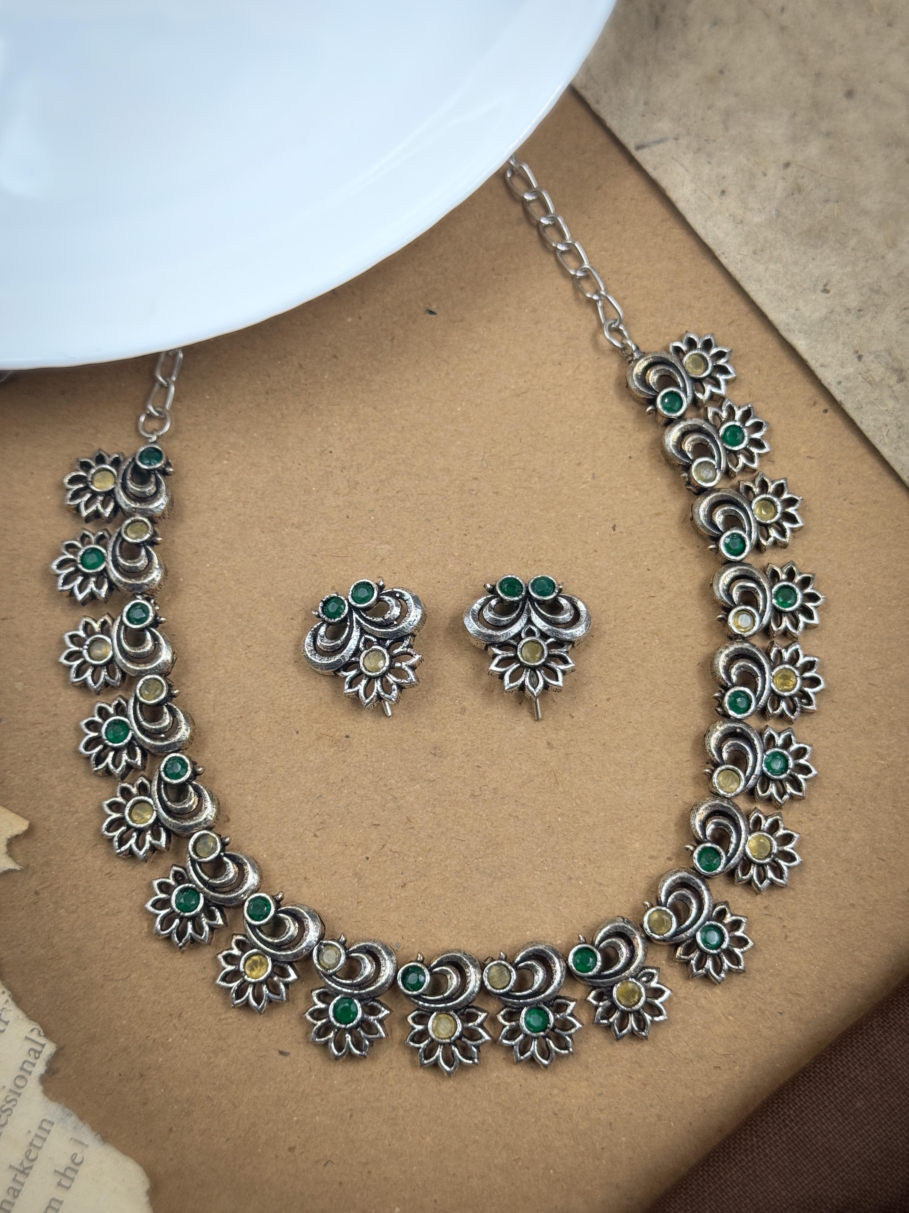 Radhya Stone Necklace Set