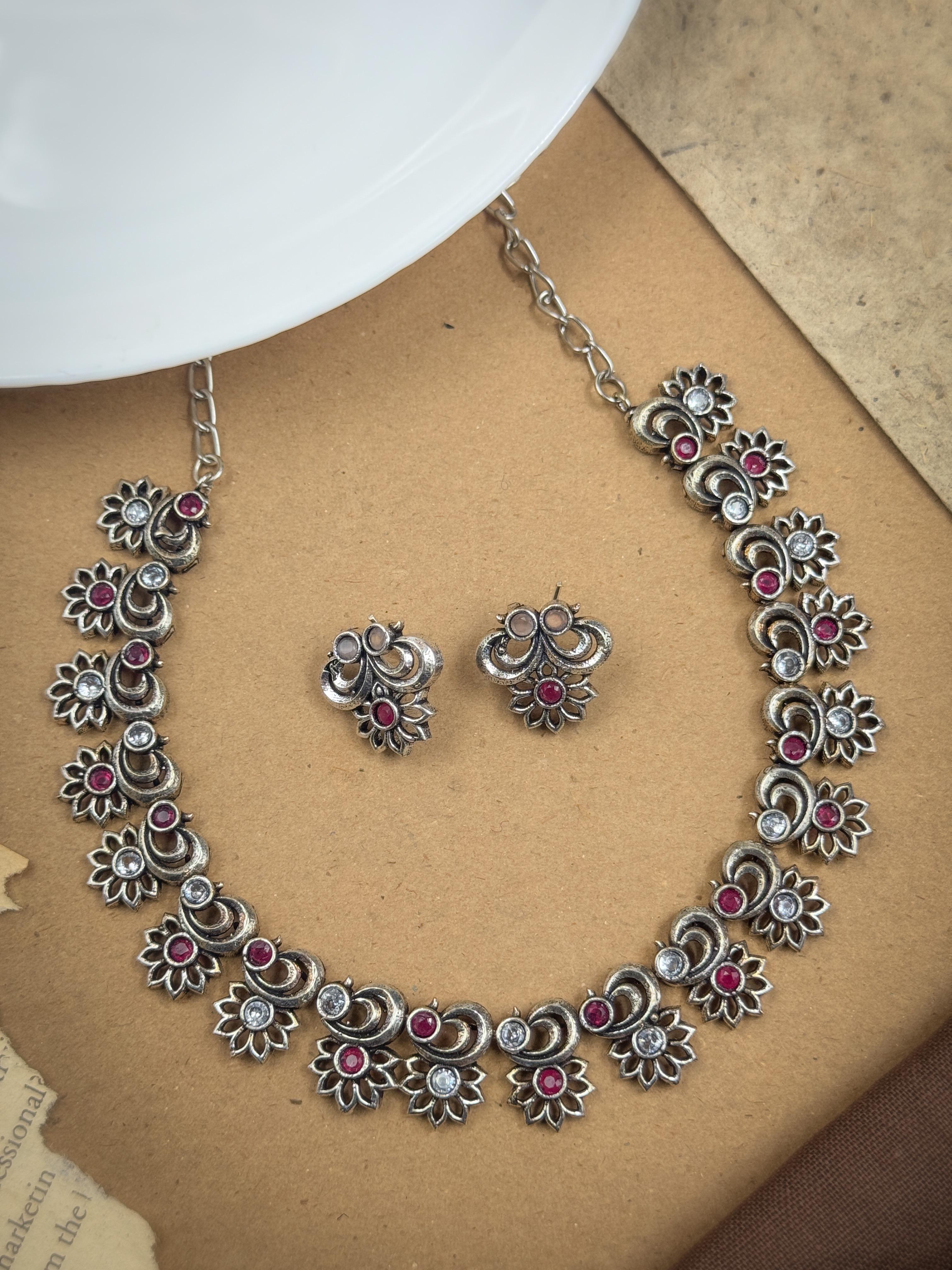 Radhya Stone Necklace Set