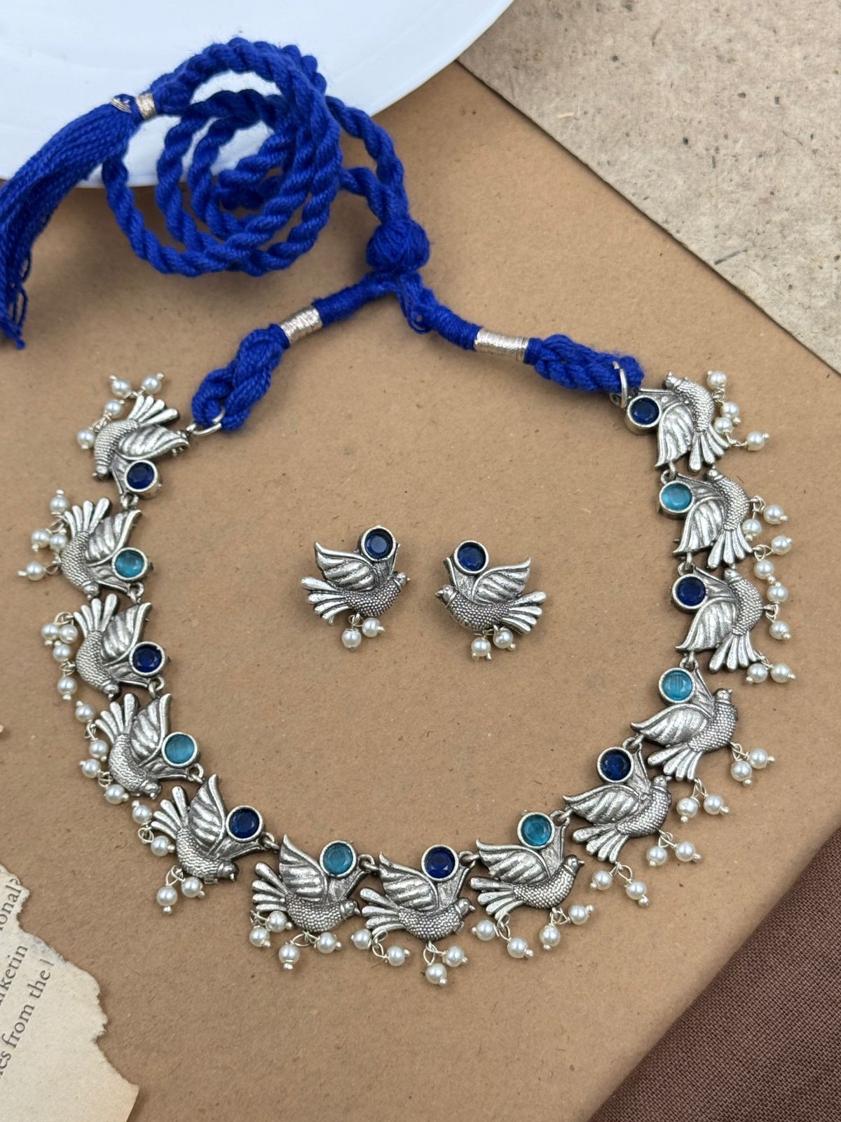 Mihika Stone Necklace Set