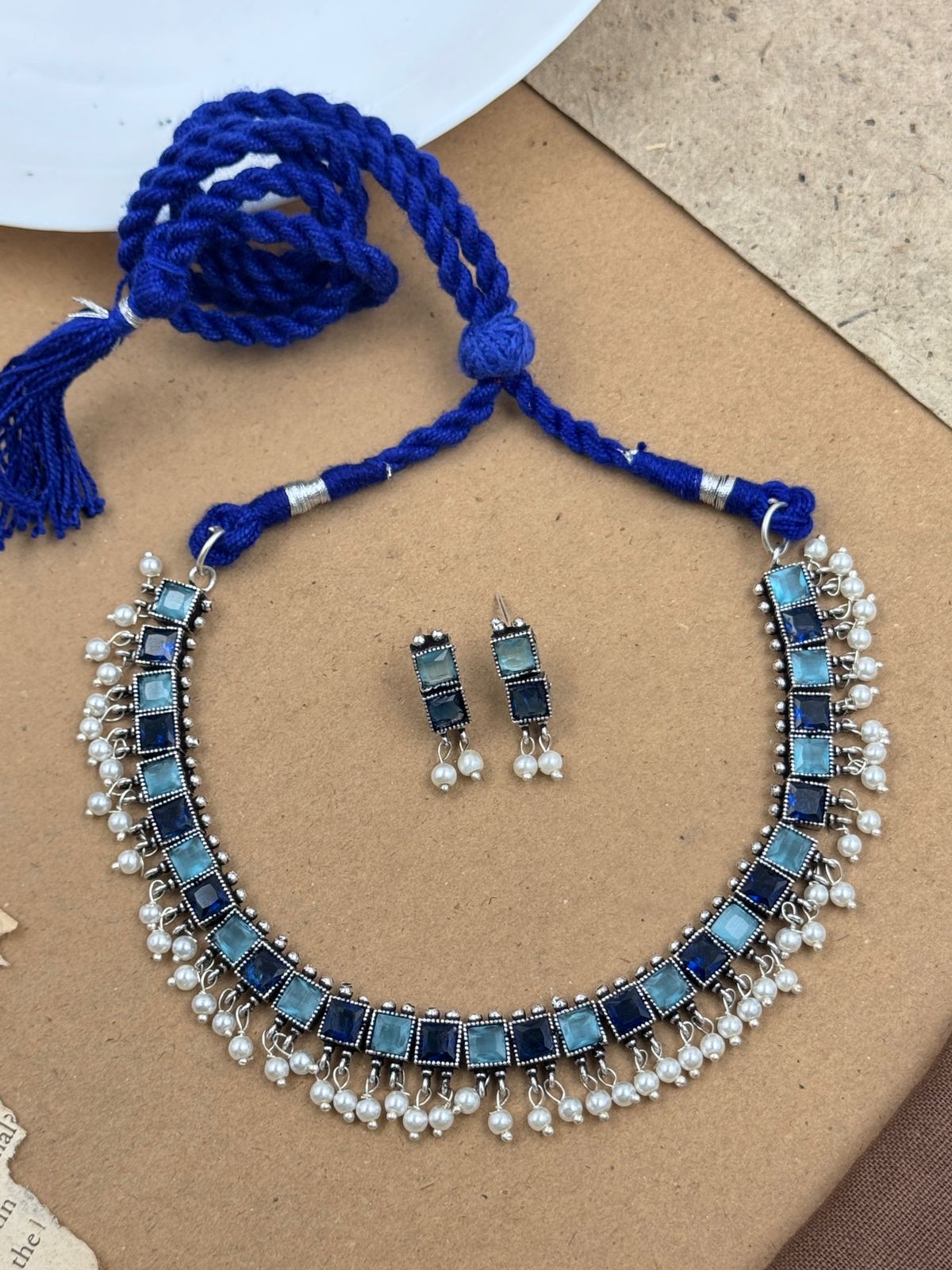 Vedika Stone Necklace Set