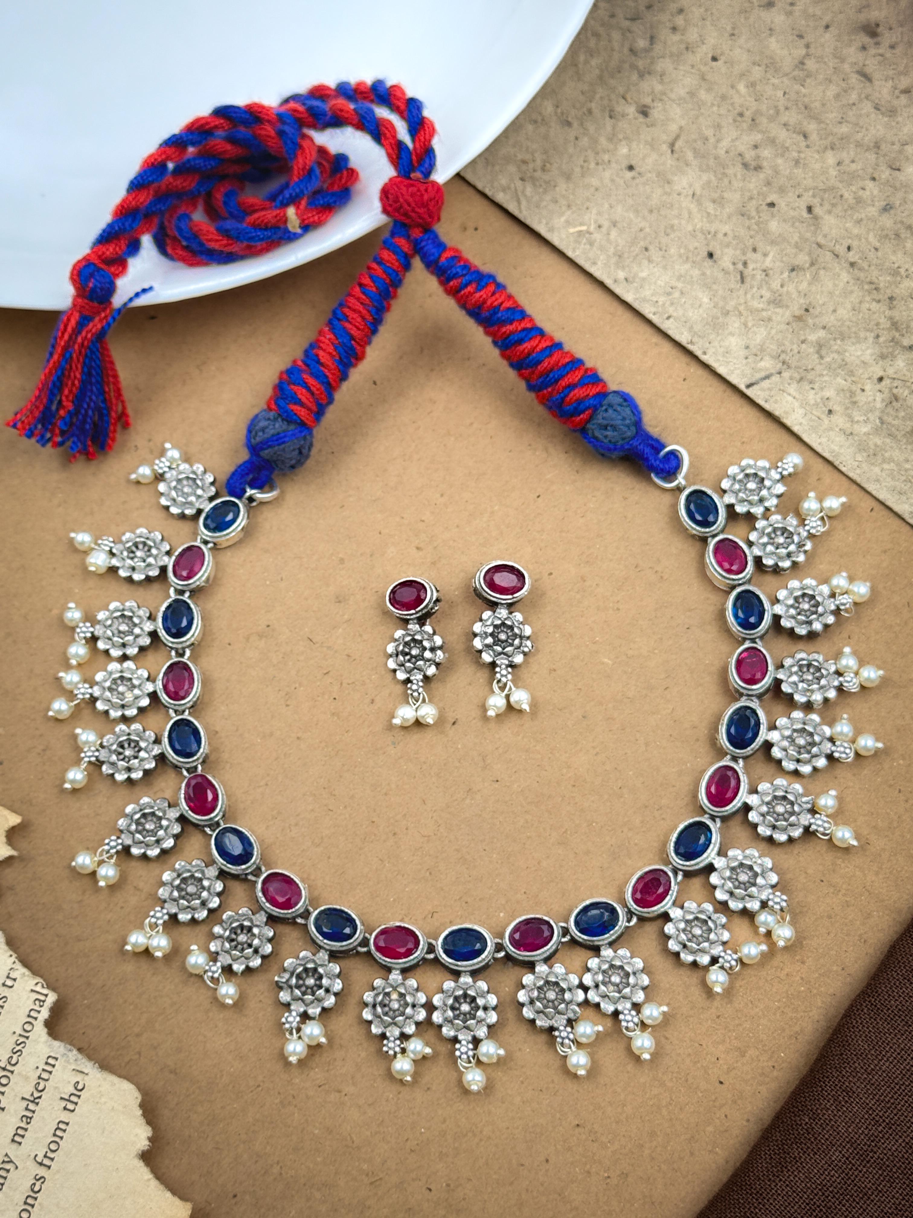 Geetika Stone Necklace set