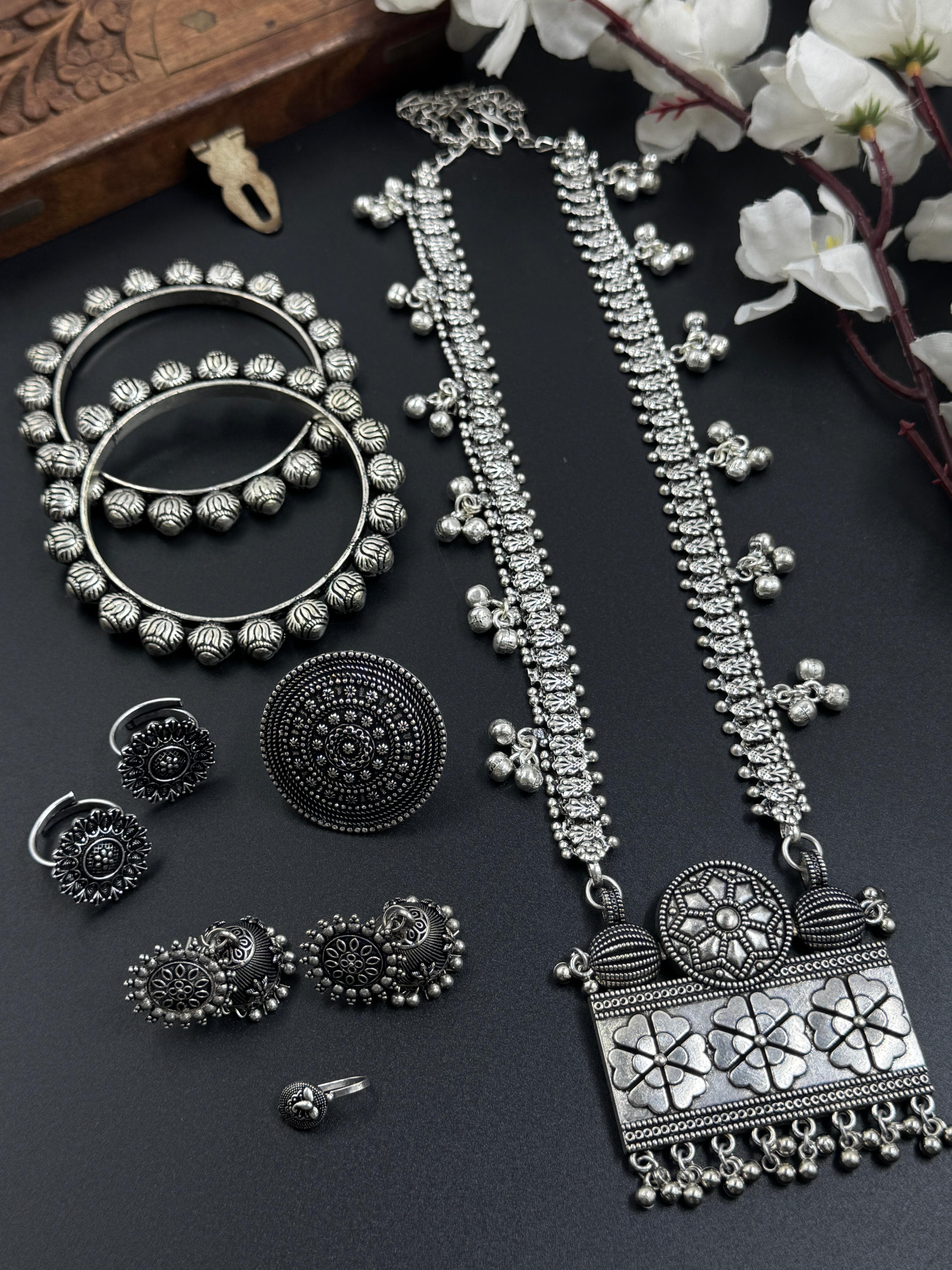 6 PIECE KOLAPURI JEWELLERY SET COMBO