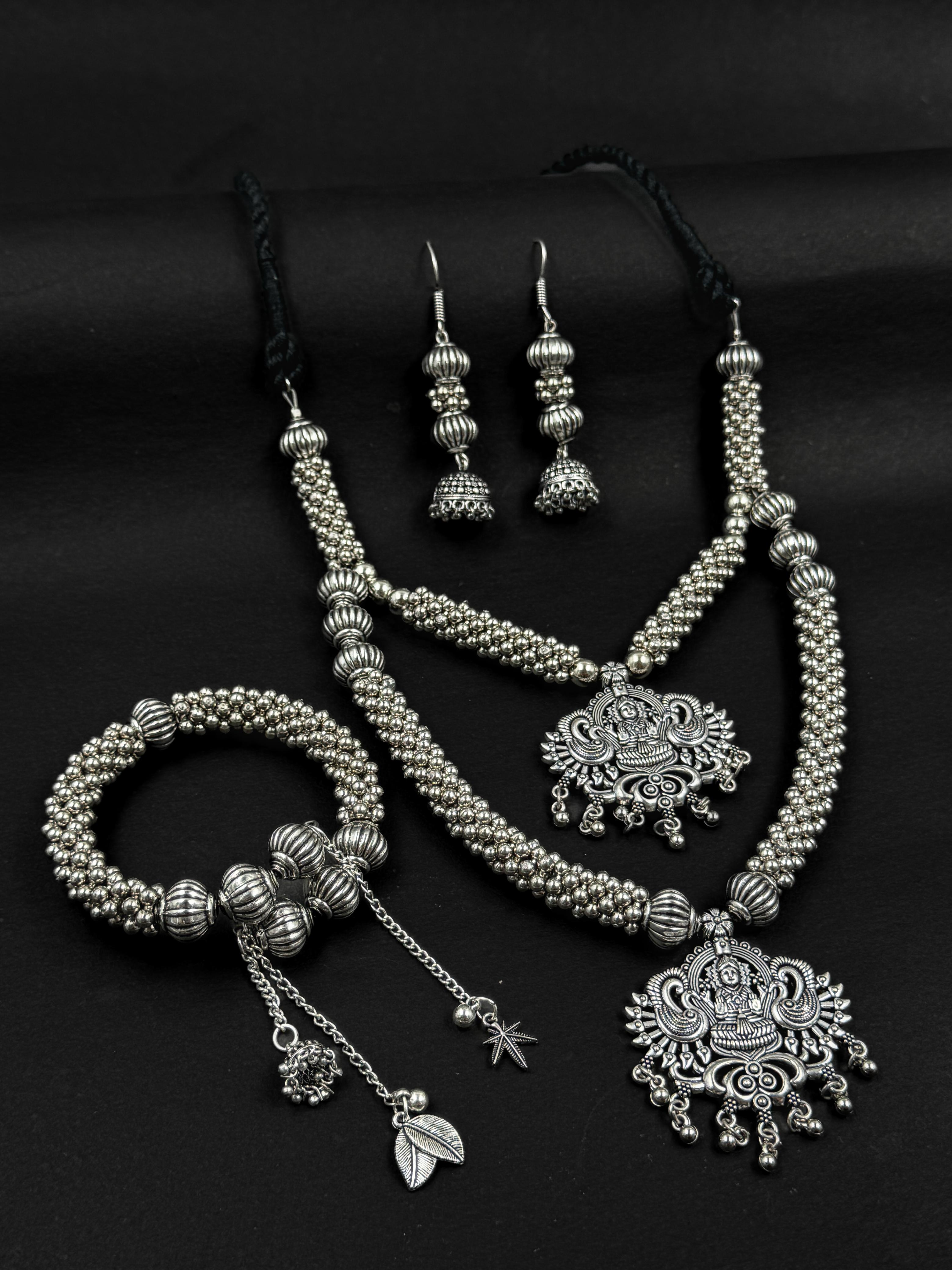 TANYA OXIDISED JEWELLERY SET COMBO