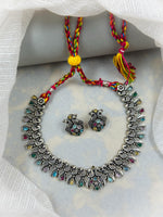 Load image into Gallery viewer, Sanvi Stone Necklace Set