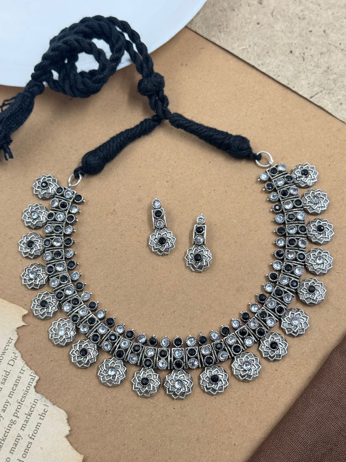 Prisha Stone Necklace Set