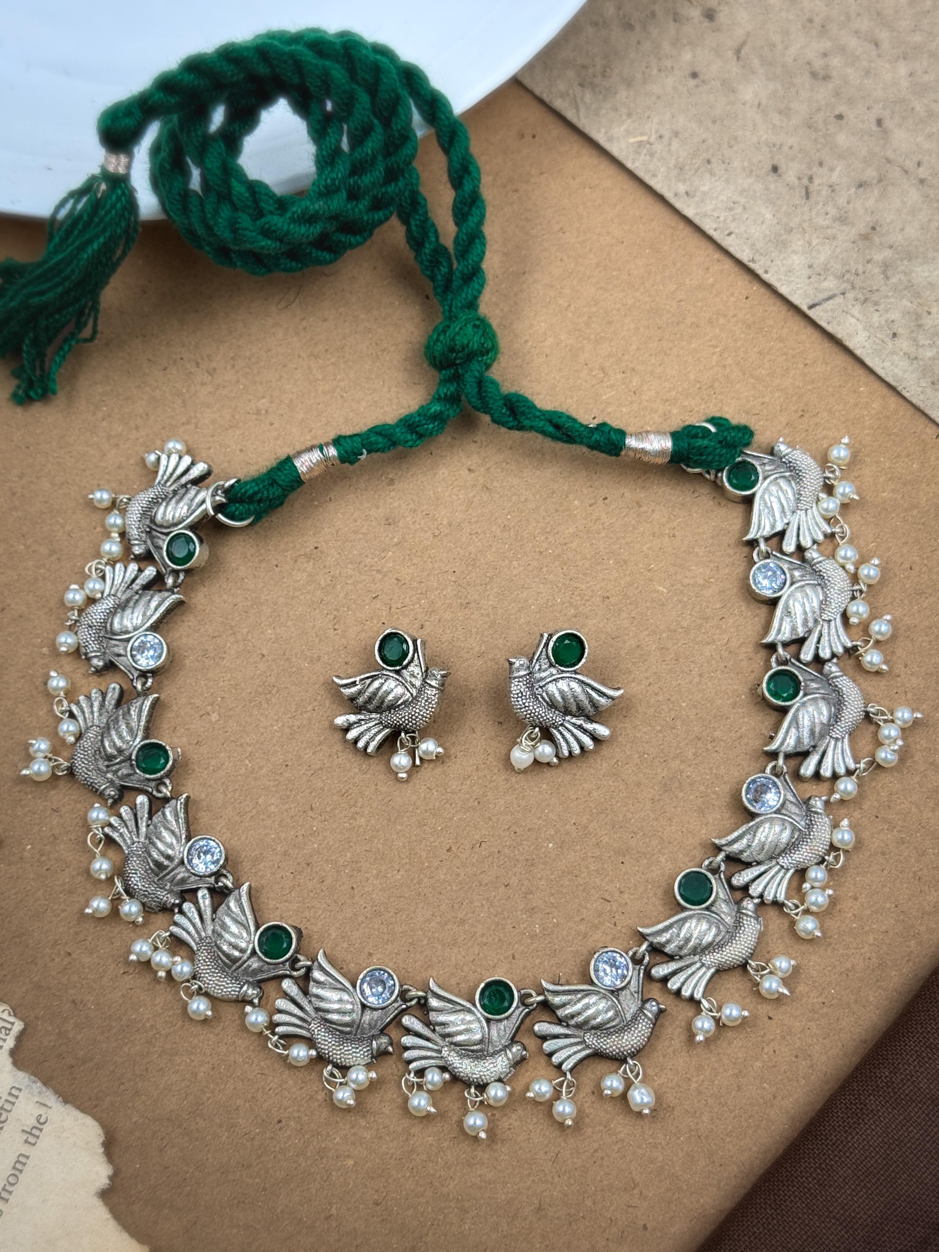 Mihika Stone Necklace Set