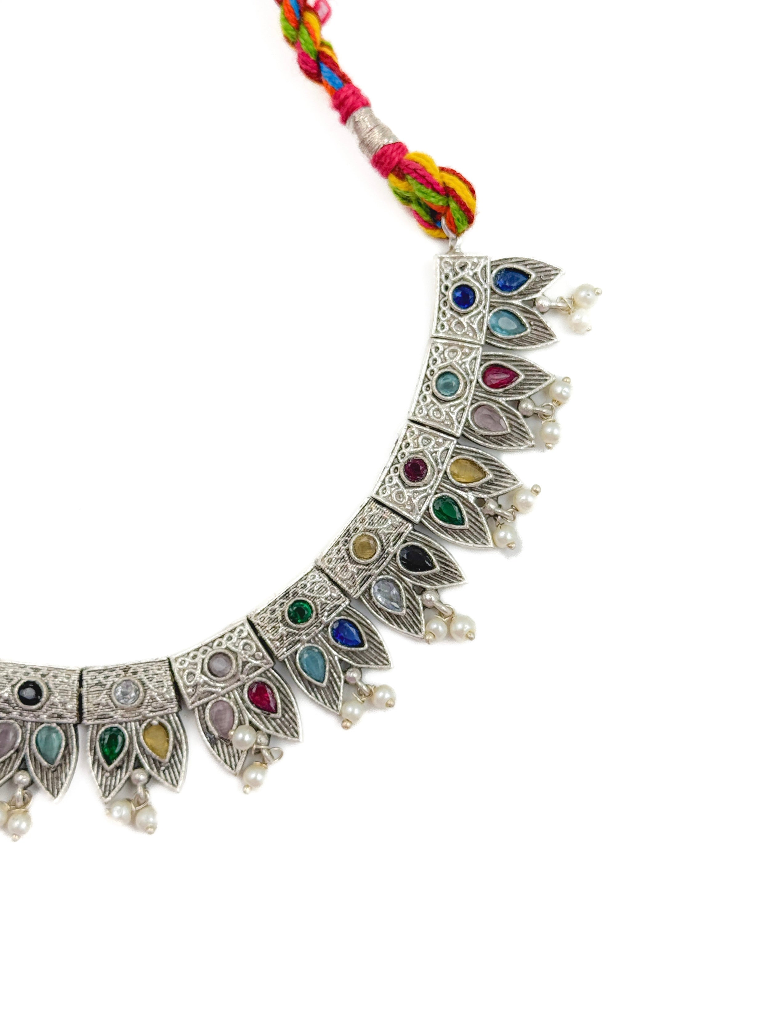 Aachal Stone Necklace Set