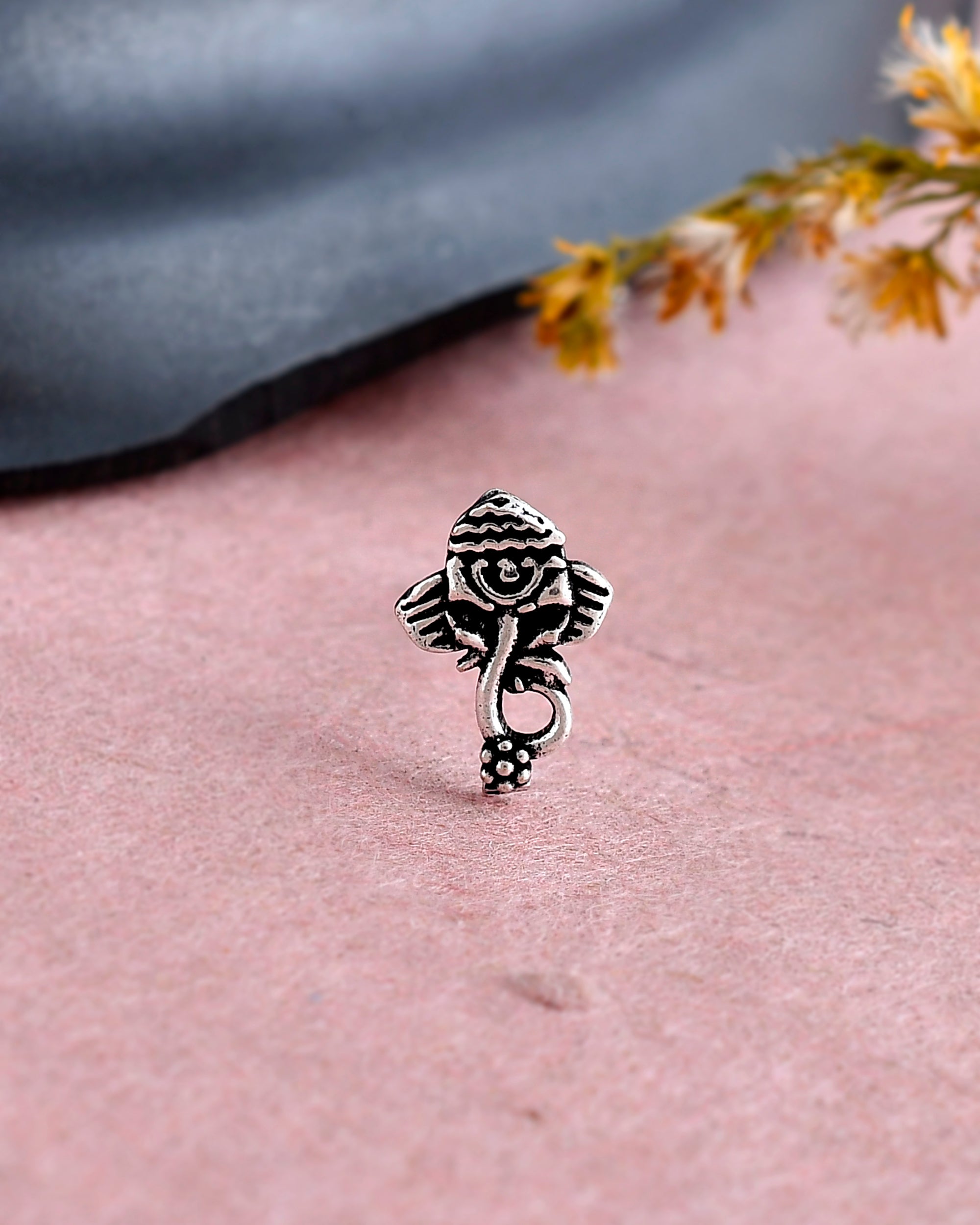 KEYA OXIDISED PIERCING NOSEPIN COMBO OF 6