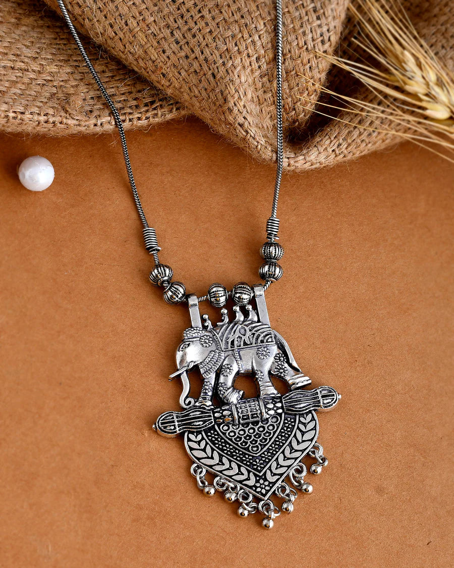 OXIDISED CHAIN JEWELLERY SET COMBO