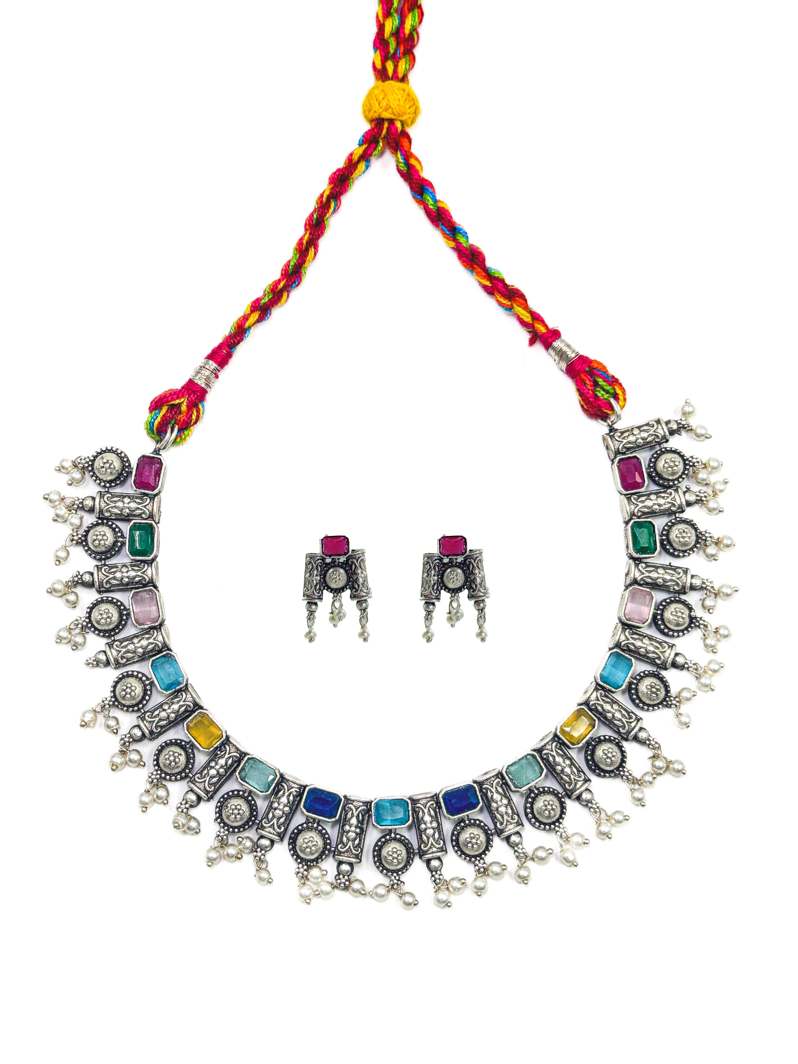 Shreya Stone Necklace Set
