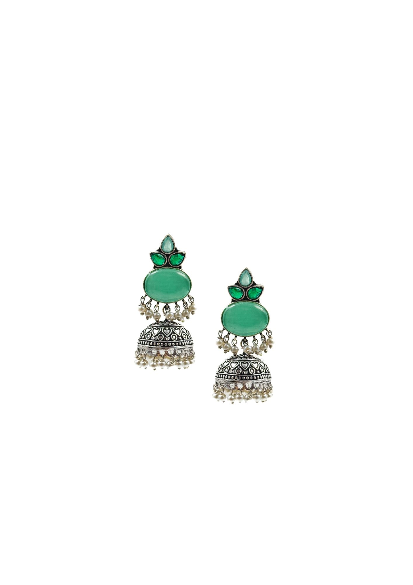 Anya Stone Jhumka Earrings