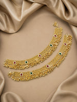Load image into Gallery viewer, Golden Plated Ghungroo Anklet