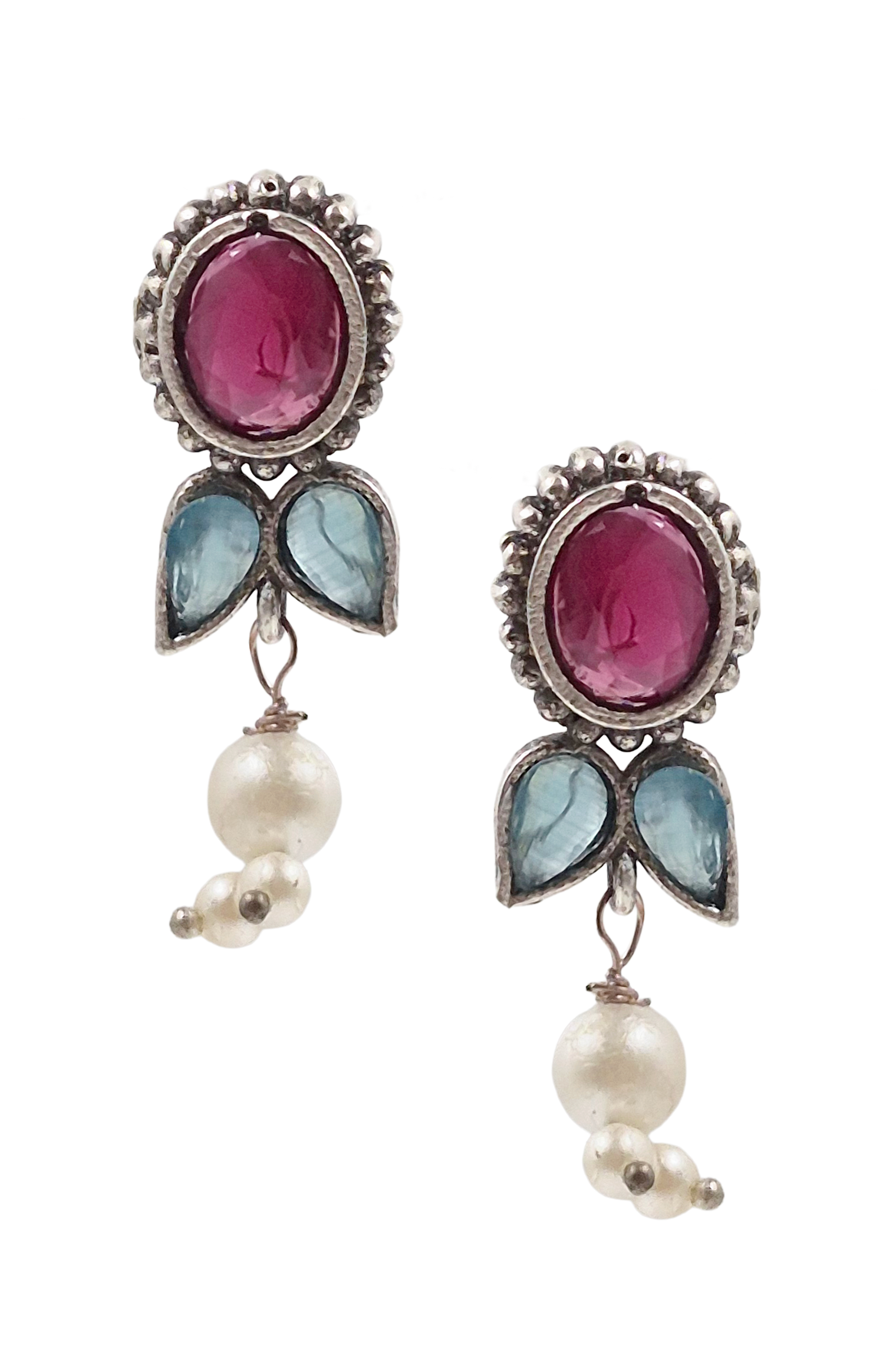 MEERA STONE NECKLACE SET
