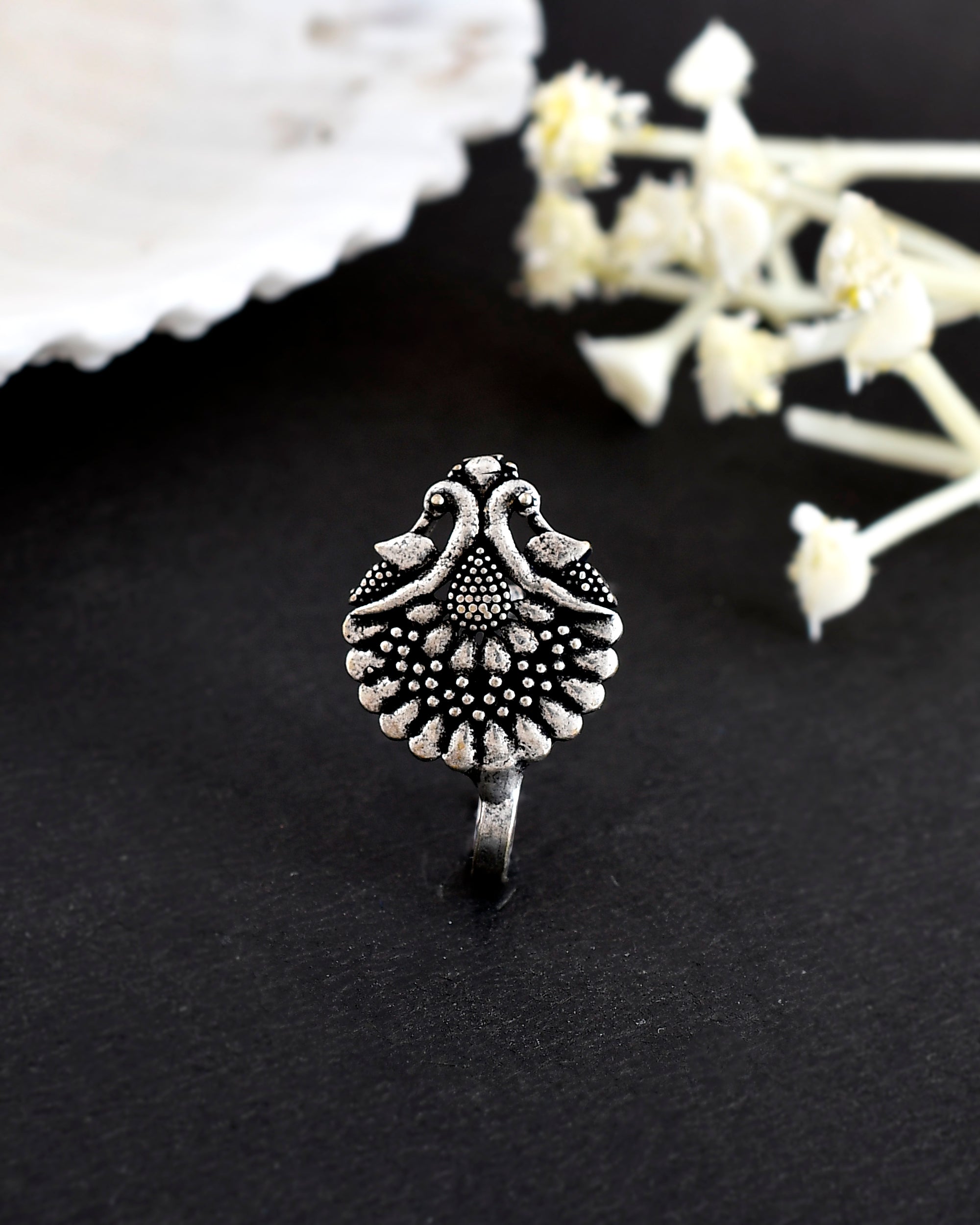 ISHITA OXIDISED CLIP ON NOSEPIN COMBO OF 17