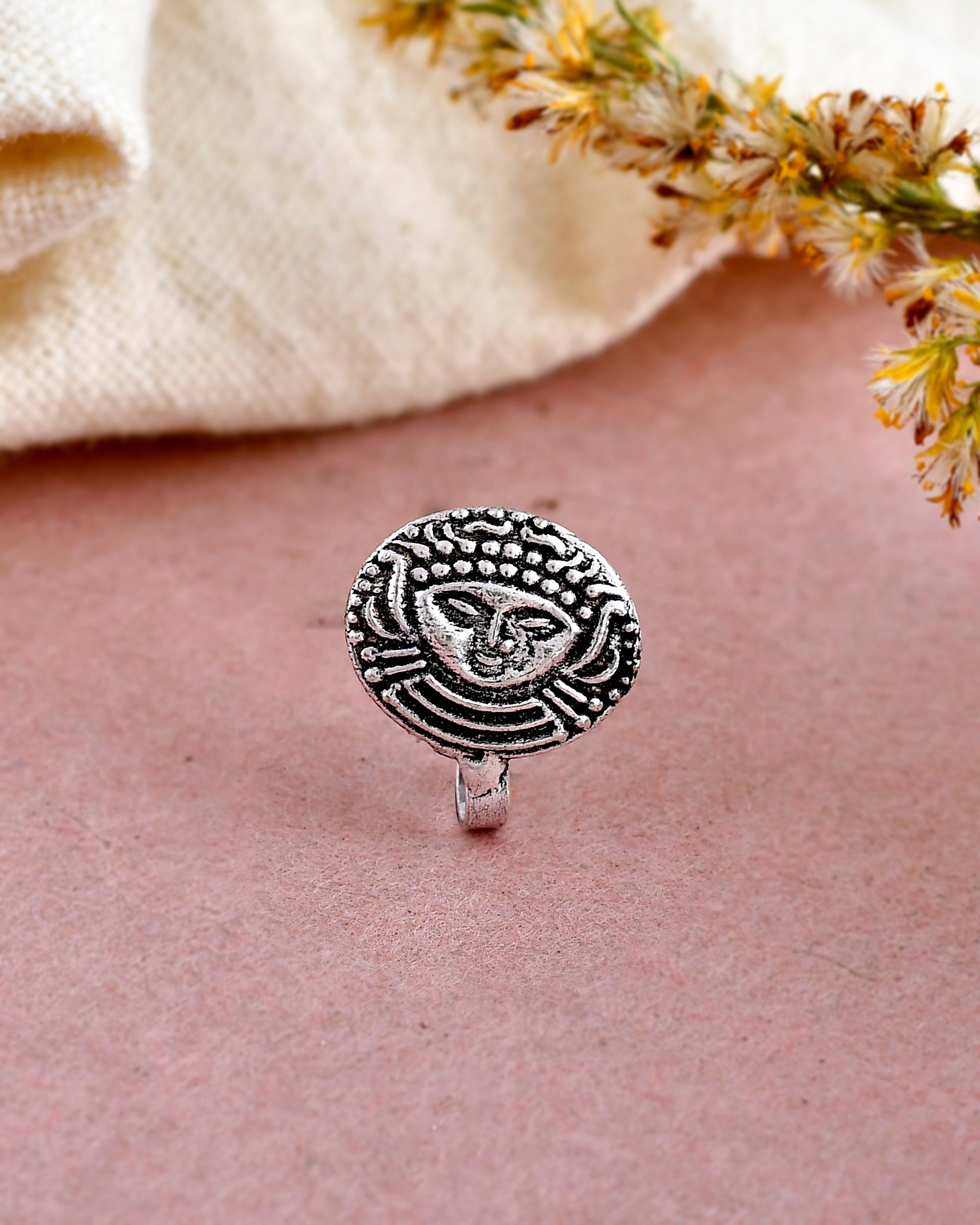 KISHNA OXIDISED CLIP ON NOSEPIN COMBO OF 6