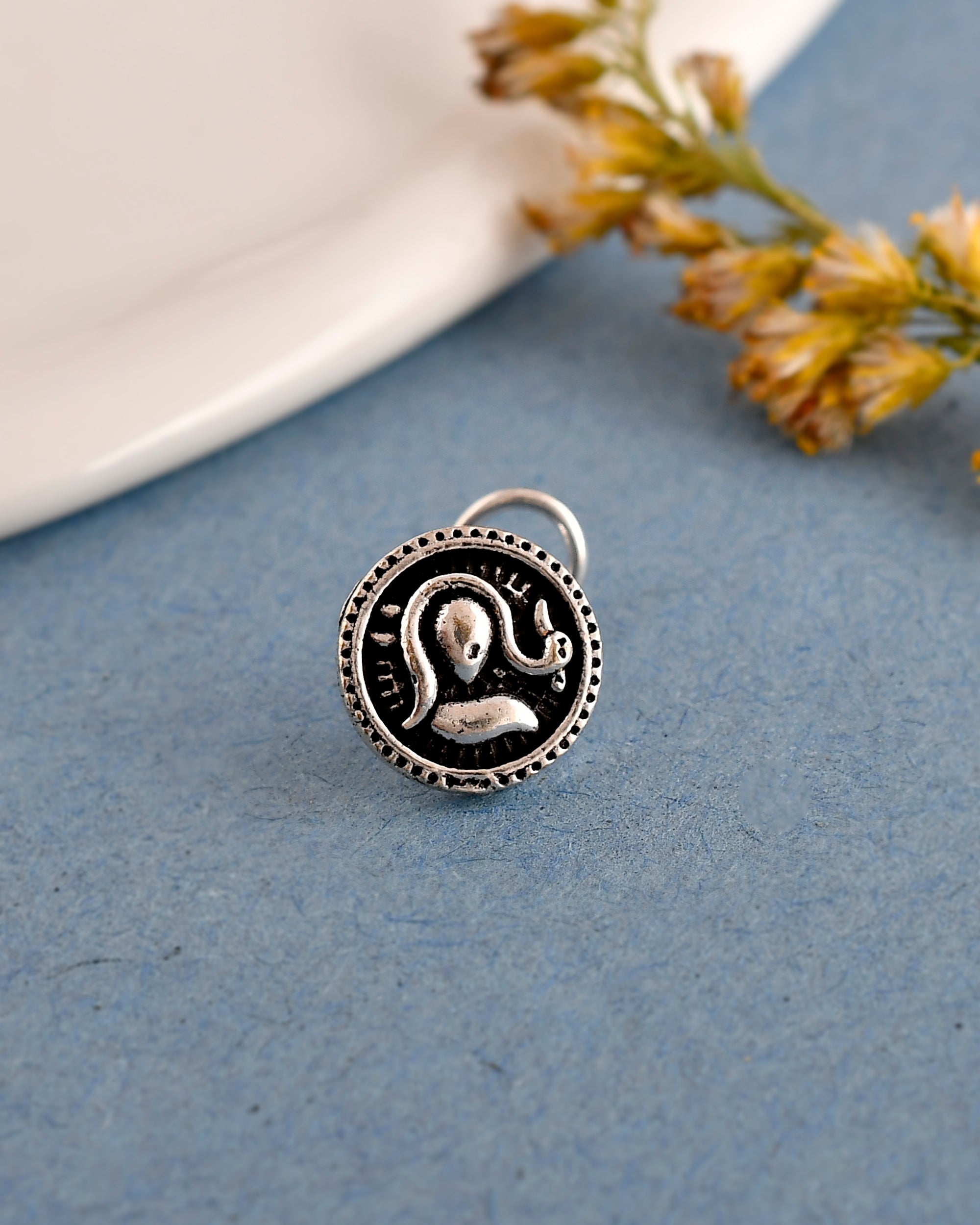 FREYA OXIDISED PIERCING NOSEPIN COMBO OF 5