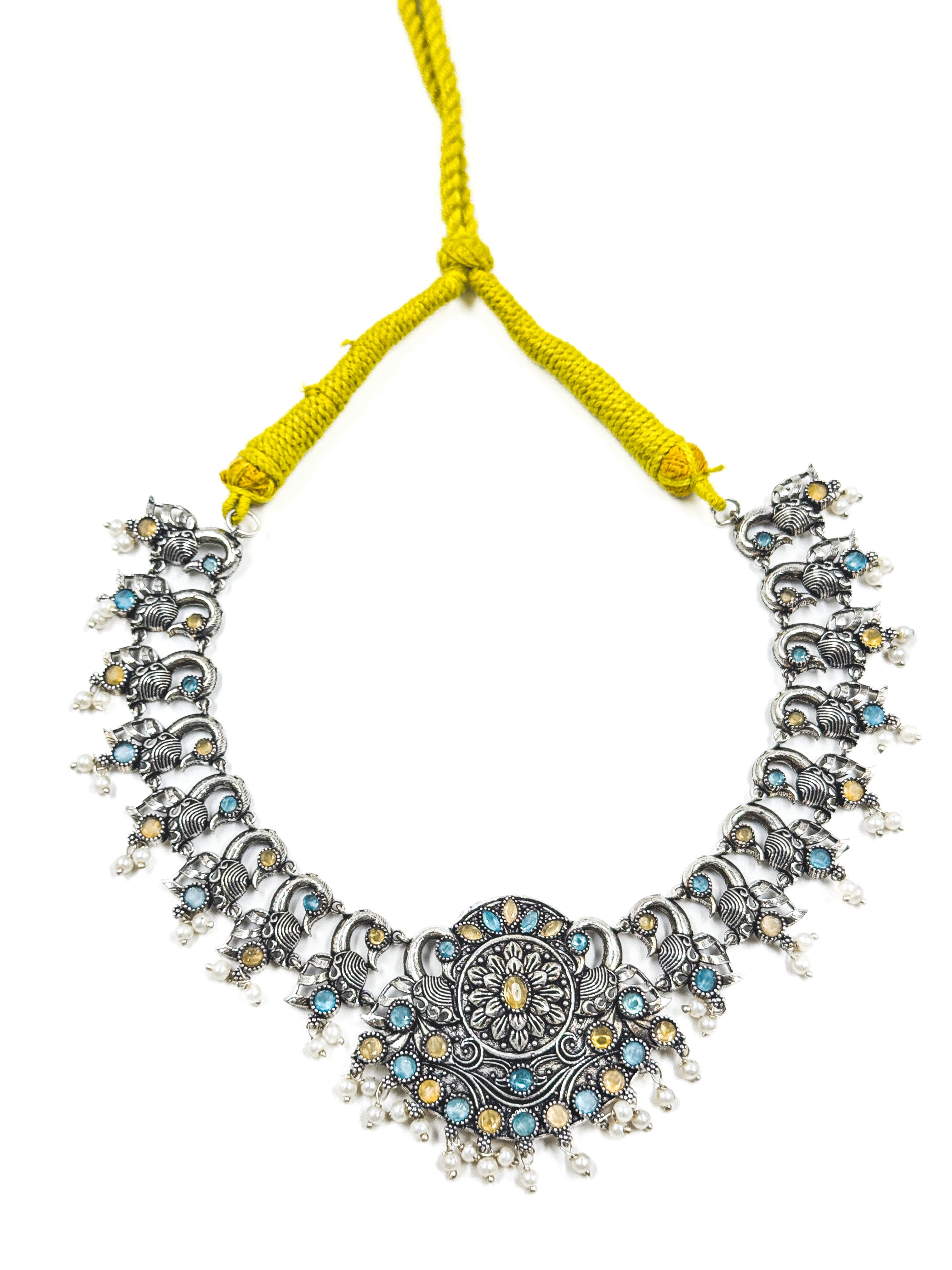 JANVI STONE NECKLACE SET