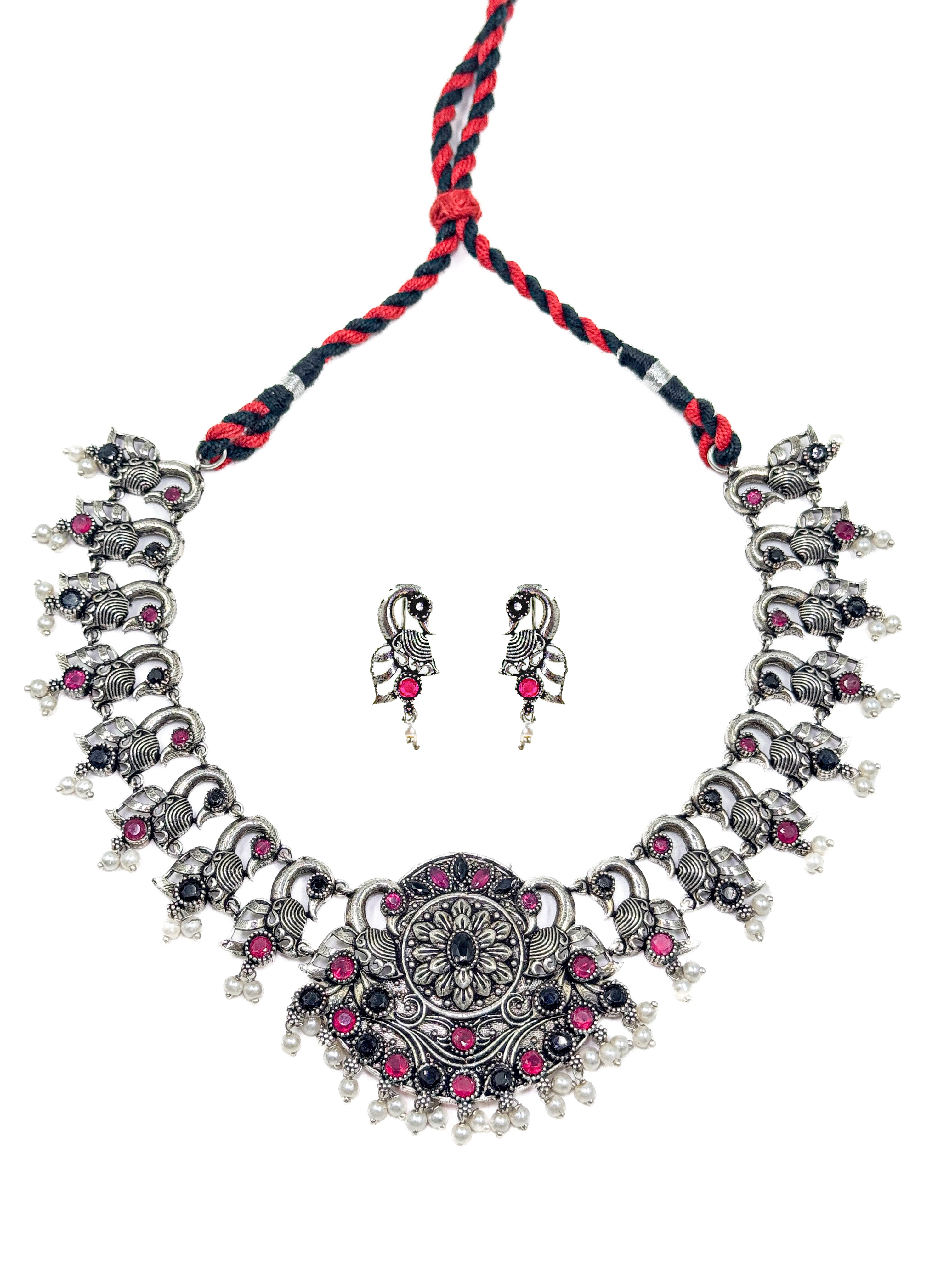 JANVI STONE NECKLACE SET