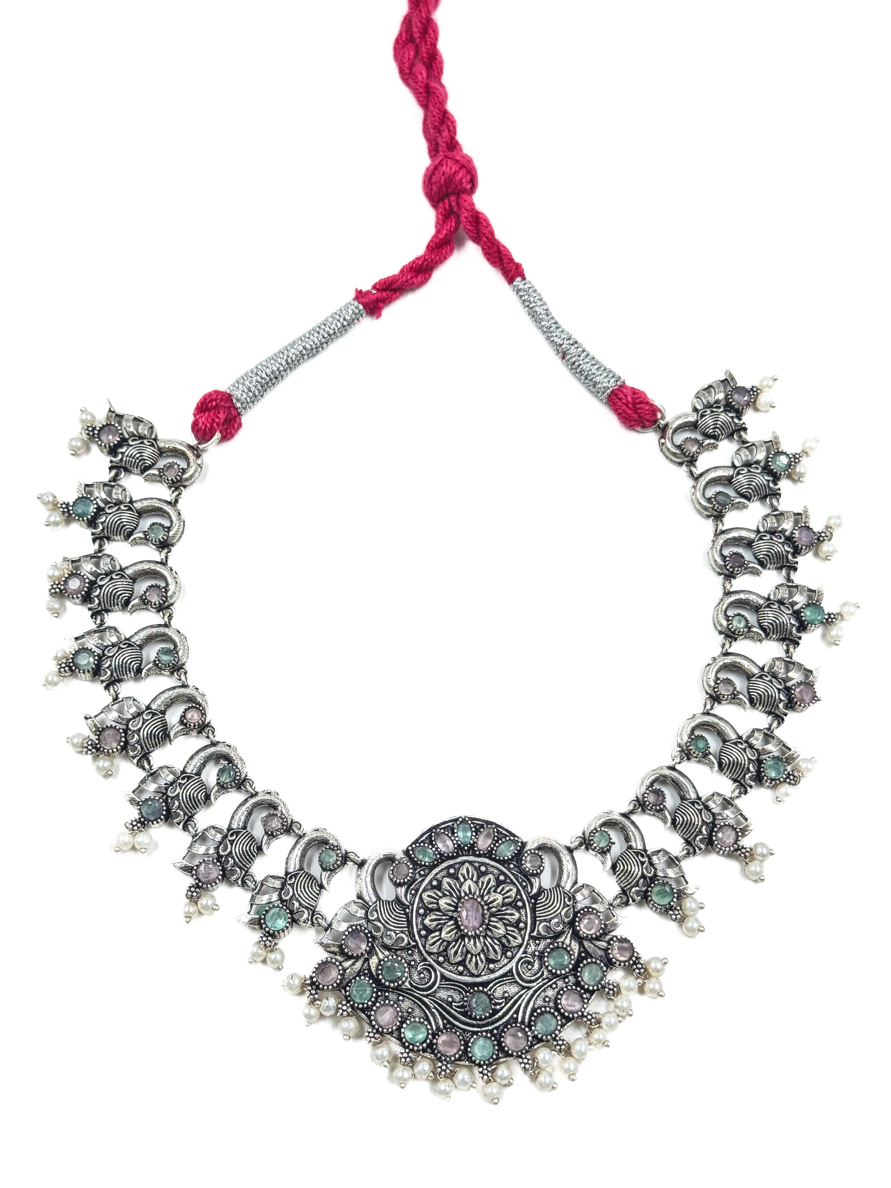 JANVI STONE NECKLACE SET
