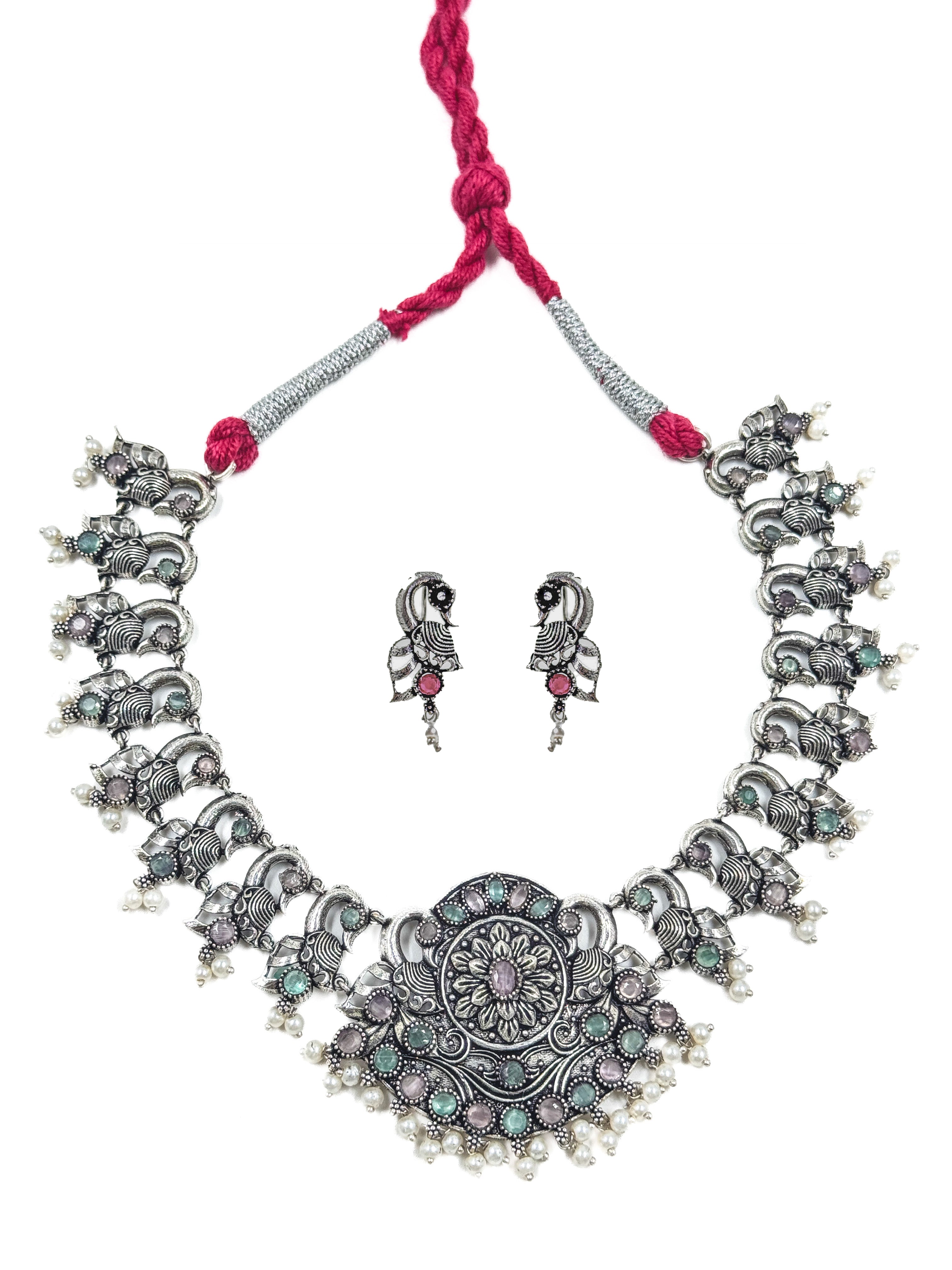 JANVI STONE NECKLACE SET