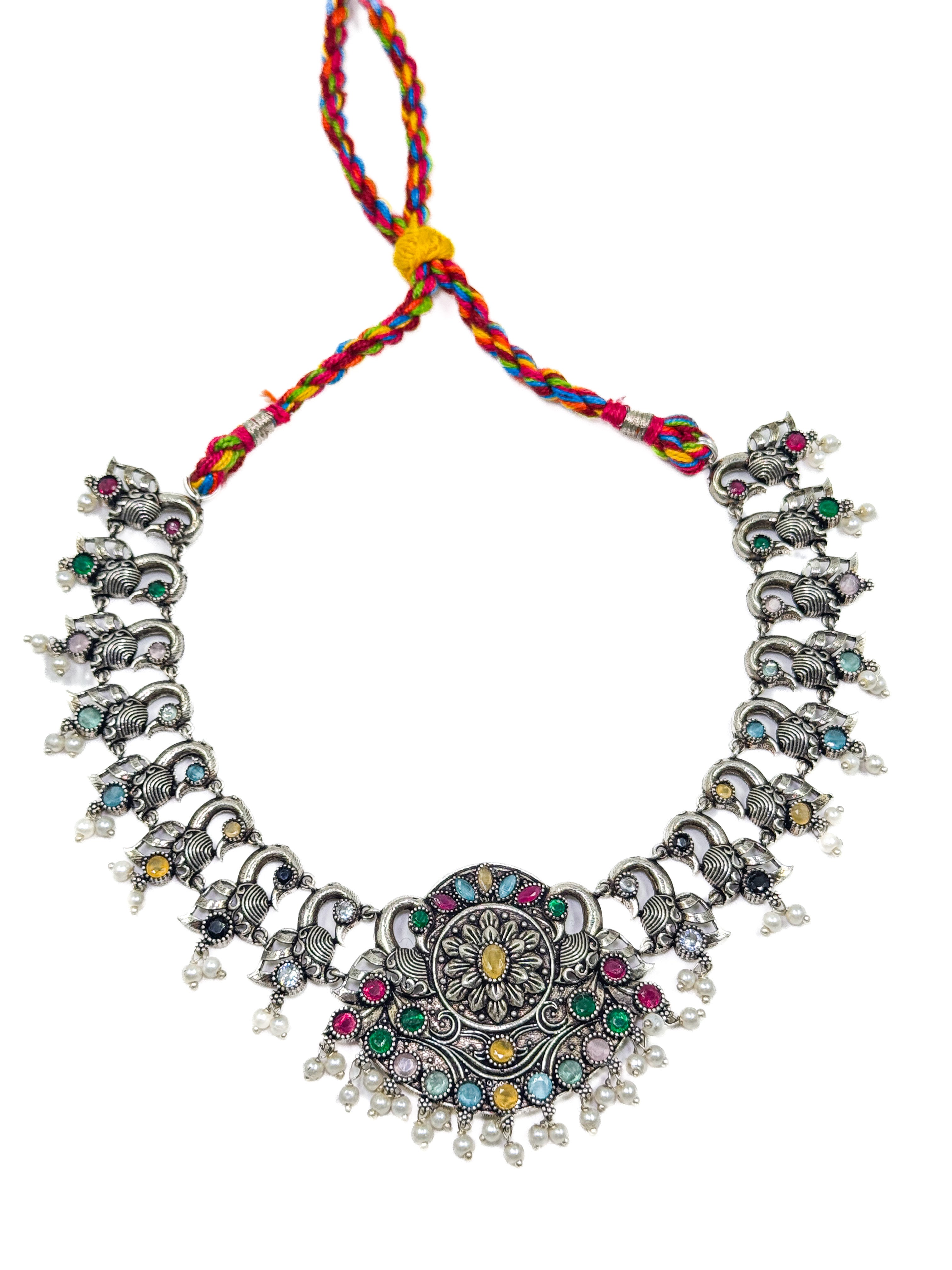 JANVI STONE NECKLACE SET