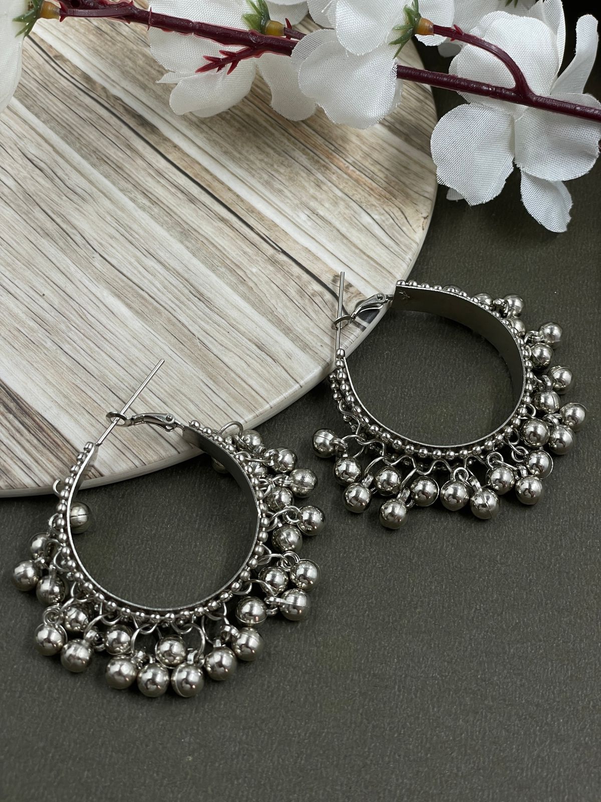 KAVERI BRASS OXIDISED JEWELLERY SET COMBO