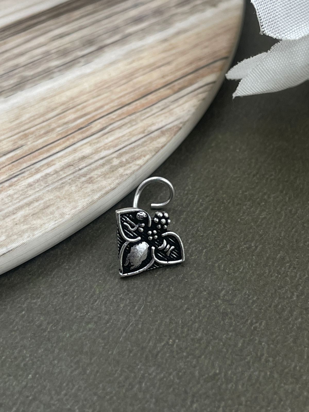 KESHA OXIDISED PIERCING NOSEPIN COMBO OF 6