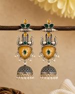 Load image into Gallery viewer, Rajvi Jhumka Earrings