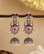 Load image into Gallery viewer, Rajvi Jhumka Earrings