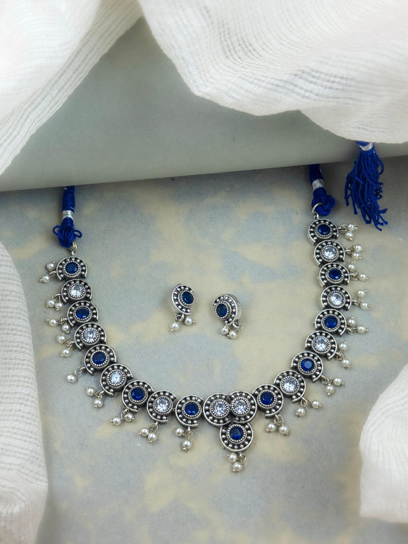 Reha Stone Necklace Set