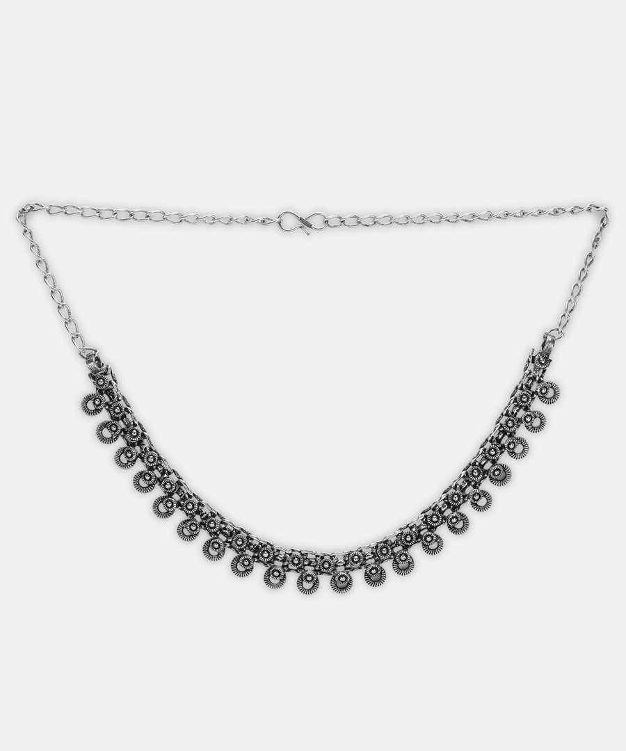 MAHI SILVER OXIDISED JEWELLLERY SET COMBO