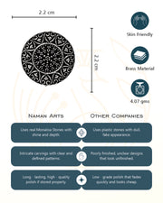 ARADHYA DESIGNER OXIDISED SILVER RING