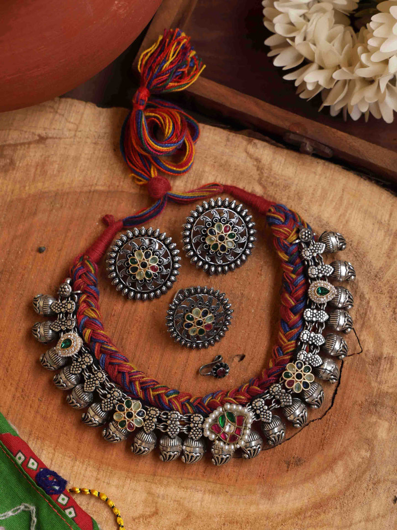 Fusion Threaded Jewellery Set