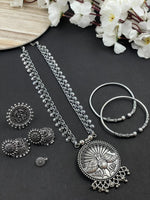 Load image into Gallery viewer, Portia Oxidised Jewellery Set