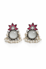 Load image into Gallery viewer, Krisha Stud Stone Earrings