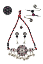 Load image into Gallery viewer, Krisha Stone Jewellery Set Combo