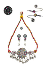 Load image into Gallery viewer, Krisha Stone Jewellery Set Combo