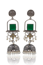 Load image into Gallery viewer, Aanvi Jhumka Earrings