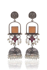 Load image into Gallery viewer, Aanvi Jhumka Earrings