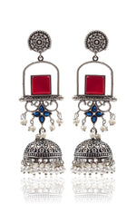 Load image into Gallery viewer, Aanvi Jhumka Earrings