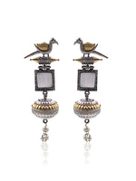 Load image into Gallery viewer, Pankhi Dualtone Dangler Earrings