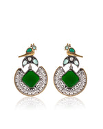 Load image into Gallery viewer, Peacock Stone Earrings