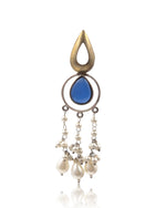 Load image into Gallery viewer, Noir Pearl Stone Earrings