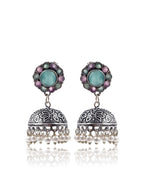 Load image into Gallery viewer, Dia Jhumka Earrings