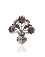 Load image into Gallery viewer, Unique Floral Pot Stud Earrings