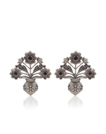 Load image into Gallery viewer, Unique Floral Pot Stud Earrings