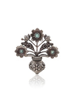 Load image into Gallery viewer, Unique Floral Pot Stud Earrings