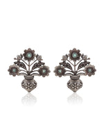 Load image into Gallery viewer, Unique Floral Pot Stud Earrings