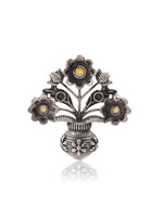 Load image into Gallery viewer, Unique Floral Pot Stud Earrings