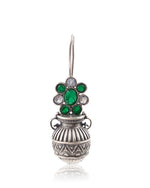 Load image into Gallery viewer, Ruby Tribal Pot Stone Earrings